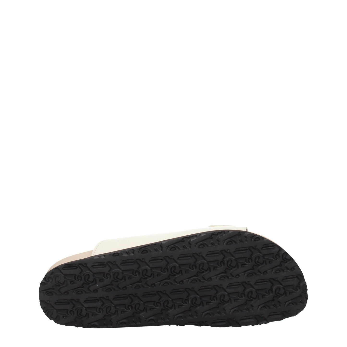 Sandales-chaussons en cuir beige Palm Angels