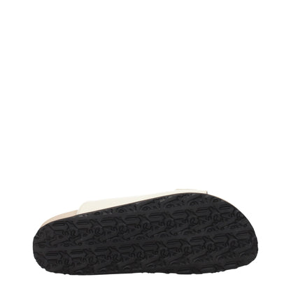 Sandales-chaussons en cuir beige Palm Angels