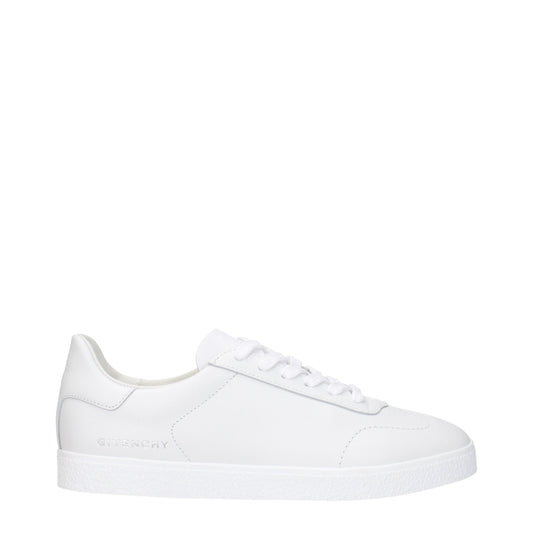 Baskets basses en cuir blanc Givenchy