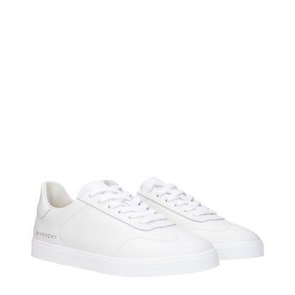 Givenchy witte leren lage sneakers