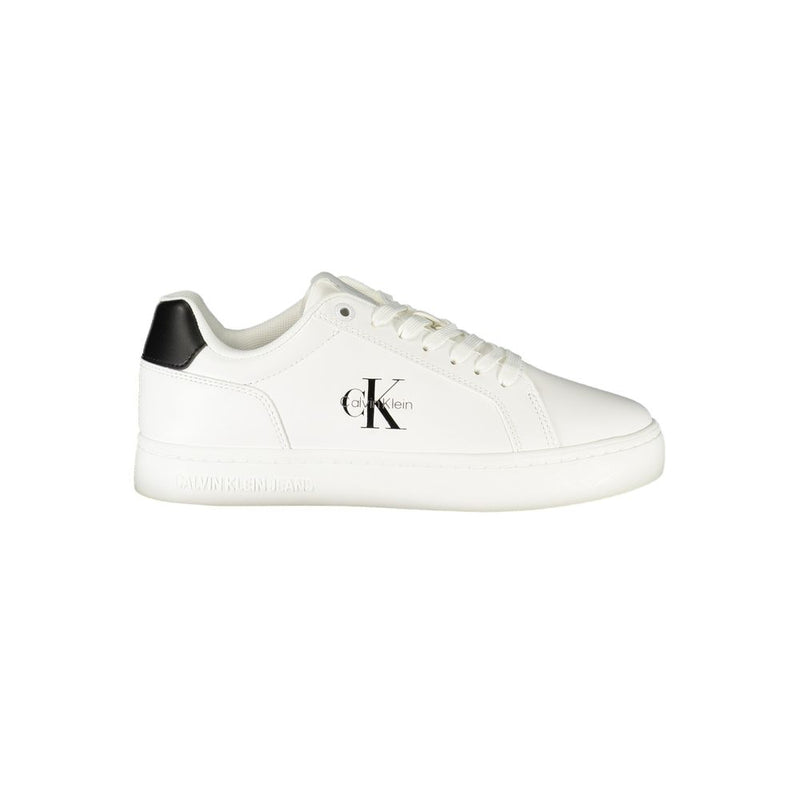 Calvin Klein White Leather Women Sneaker - Élégance et Confort