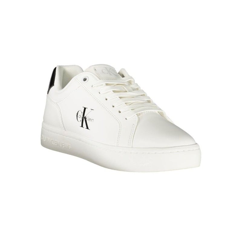 Calvin Klein White Leather Women Sneaker - Élégance et Confort