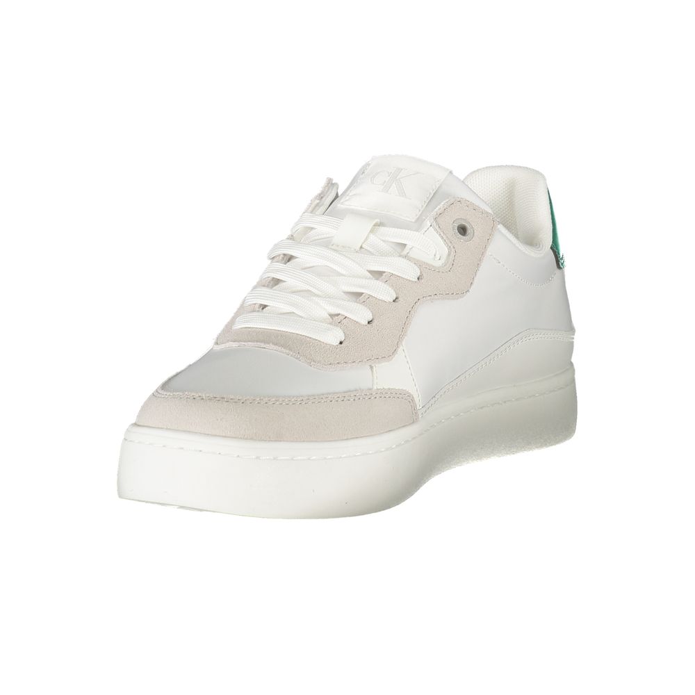 Calvin Klein White Leather Men Sneaker - Élégance et Confort