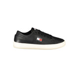 Tommy Hilfiger Black Leather Women's Sneaker - Stylish Comfort