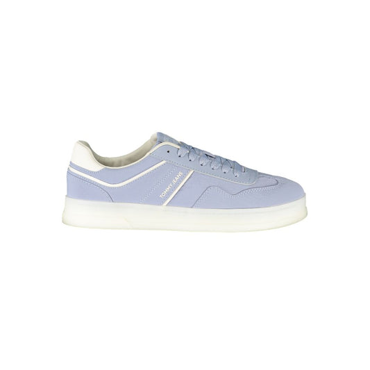 Tommy Hilfiger Blue Leather Women Sneaker - Stylish & Comfortable