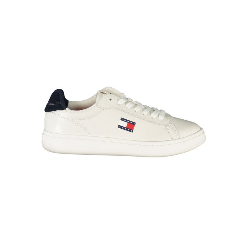 Tommy Hilfiger Sneakers Femmes en Cuir Blanc - Confort Élégant