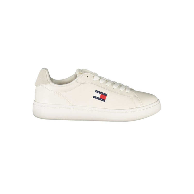 Tommy Hilfiger White Leather Women Sneaker - Sporty Luxury