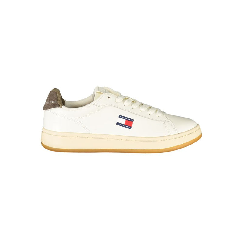 Tommy Hilfiger White Leather Women Sneaker - Sporty Luxury
