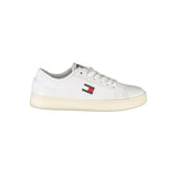Tommy Hilfiger White Leather Women Sneaker - Chic Athletic Style