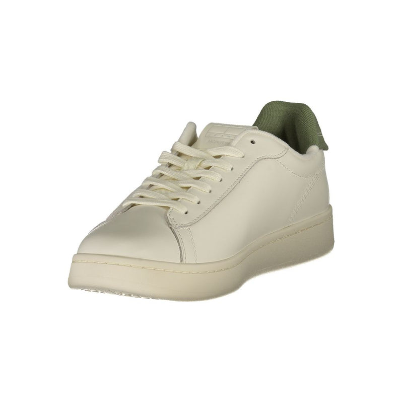 Tommy Hilfiger White Leather Men Sneaker - Style Icon