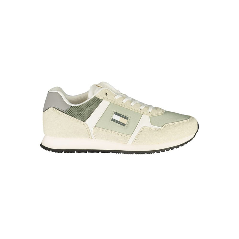 Tommy Hilfiger Green Polyester Men Sneaker - Style & Comfort