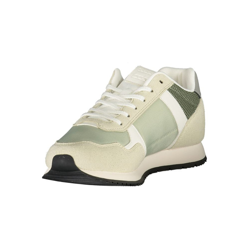 Tommy Hilfiger Green Polyester Men Sneaker - Style & Comfort