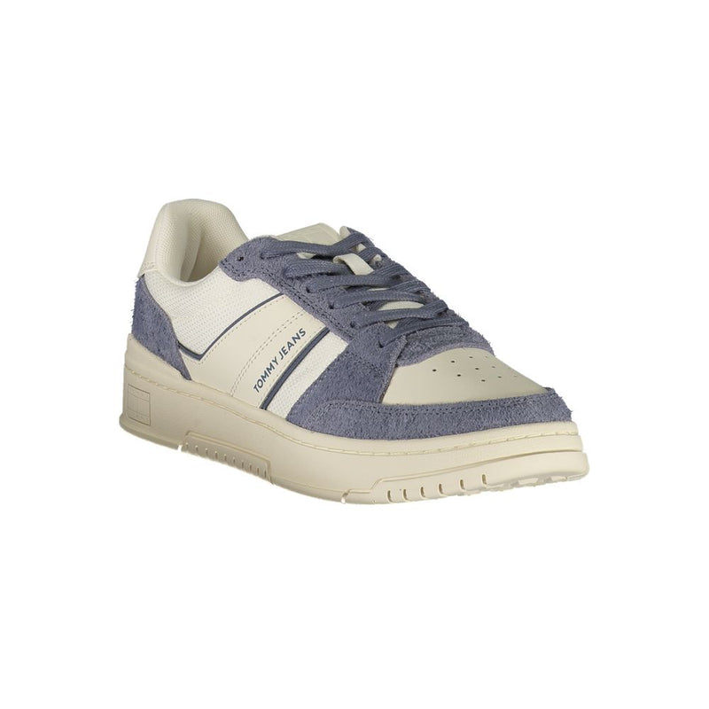 Tommy Hilfiger White Leather Men Sneaker - Élégant et Polyvalent