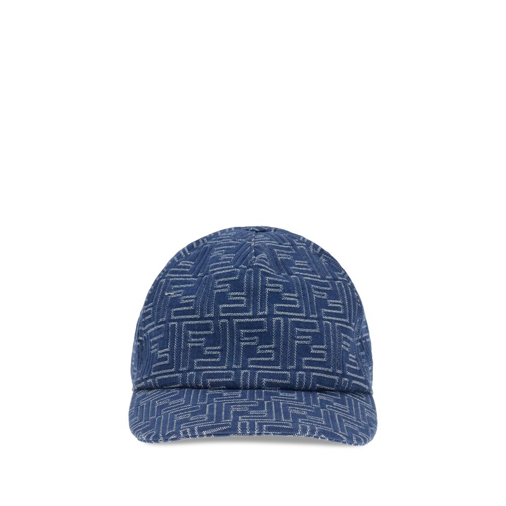 Fendi Denim borduursel honkbalpet