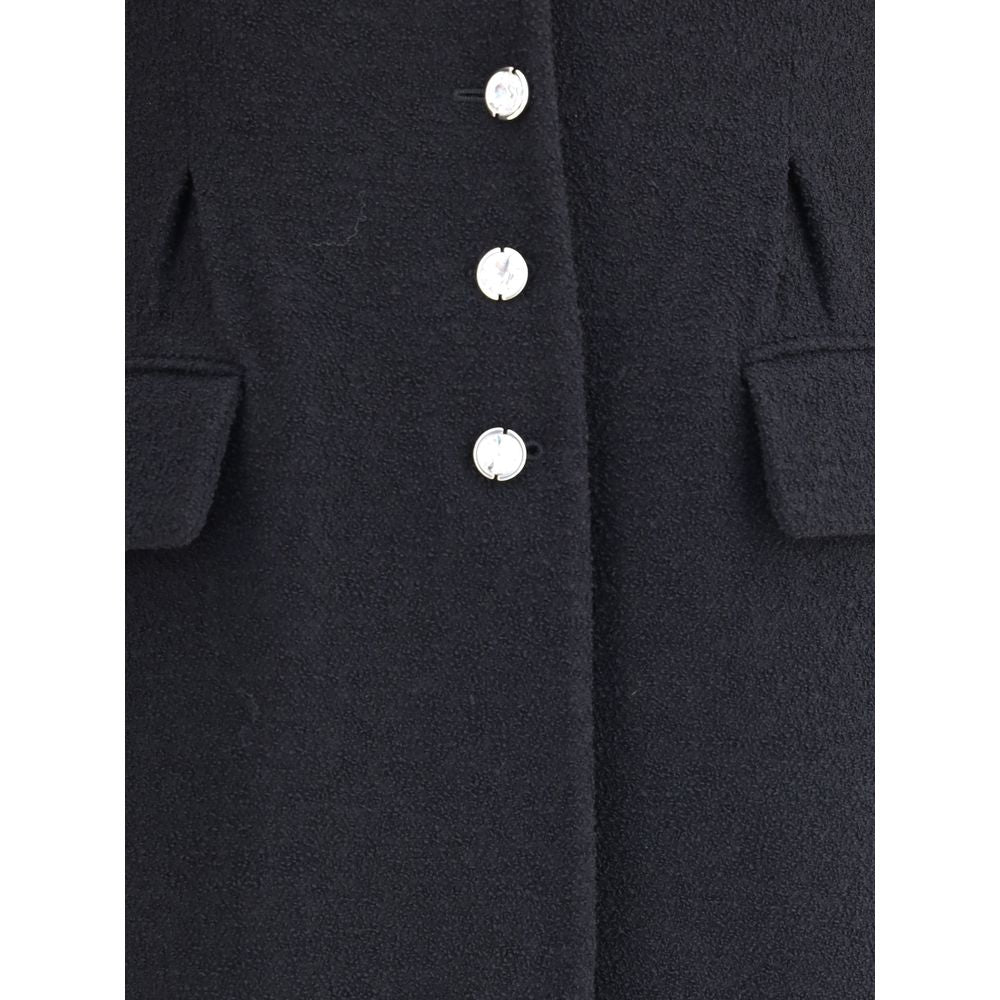 Manteau long en tweed d'Alessandra Rich