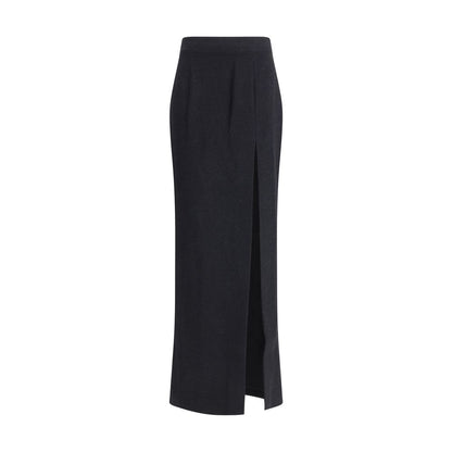 Jupe longue en tweed Alessandra Rich