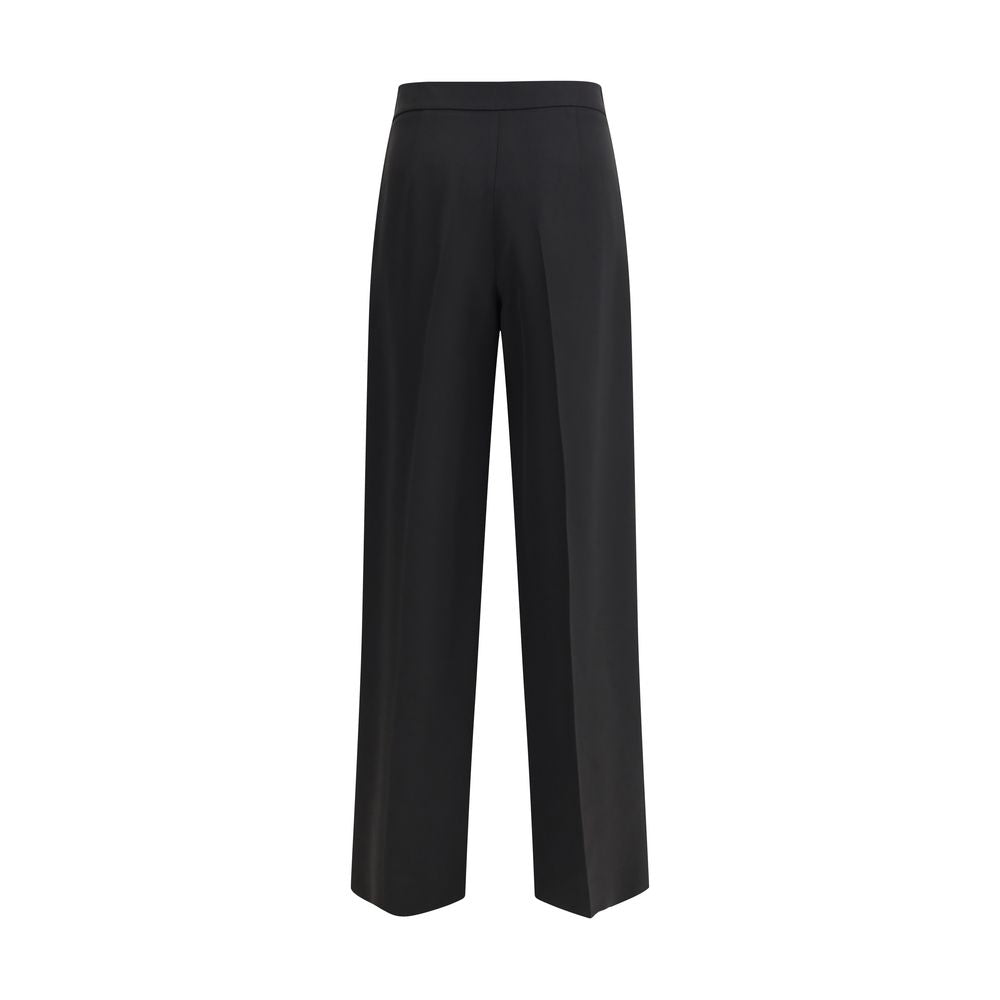 Pantalon en crêpe de soie à une seule poche de Giorgio Armani