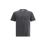 T-shirt en coton gris Golden Goose - Style vintage