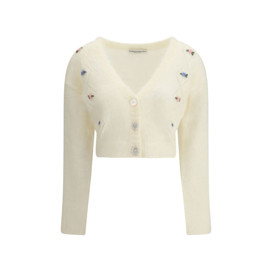 Cardigan en mohair brodé d'Alessandra Rich