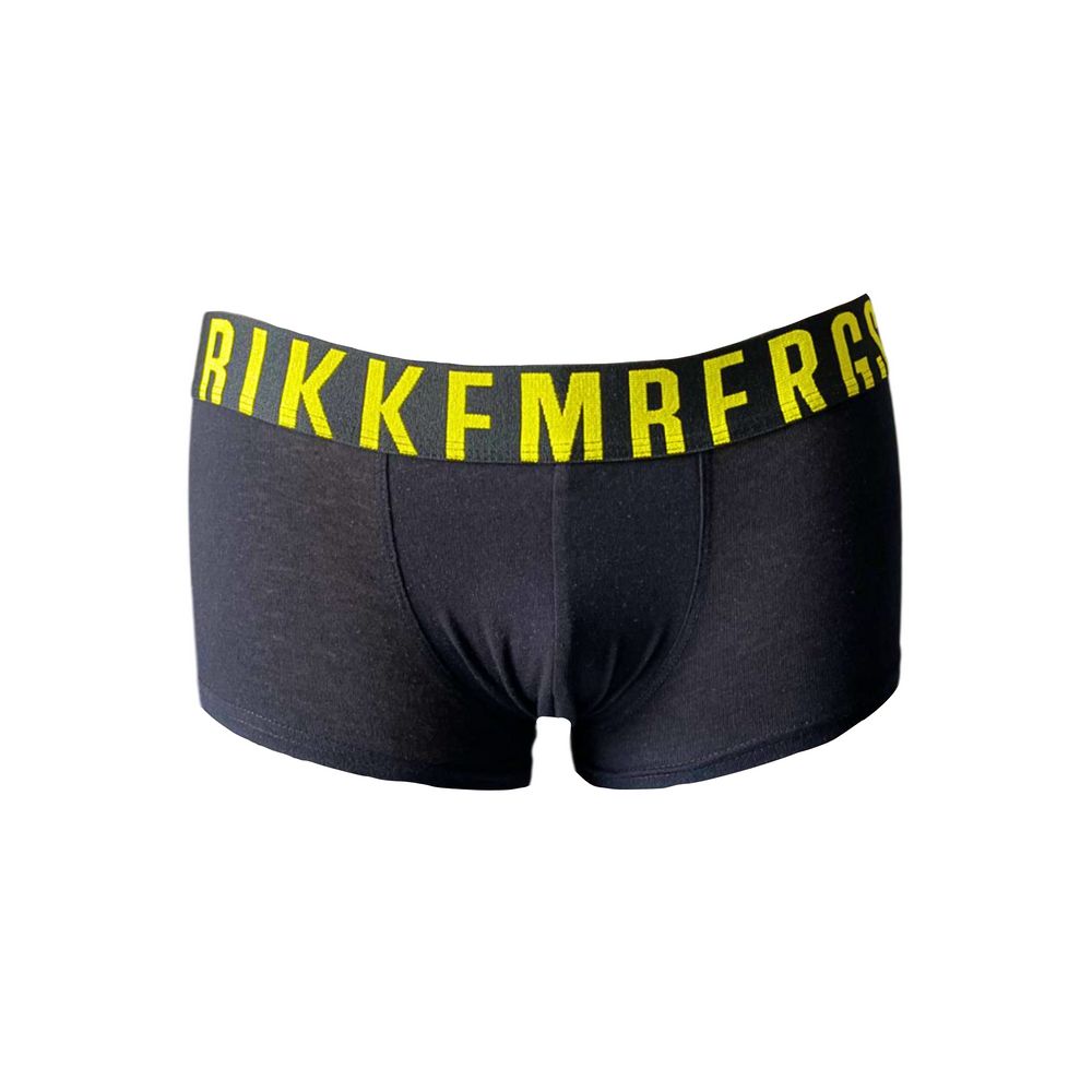 Boxer homme en coton noir Bikkembergs