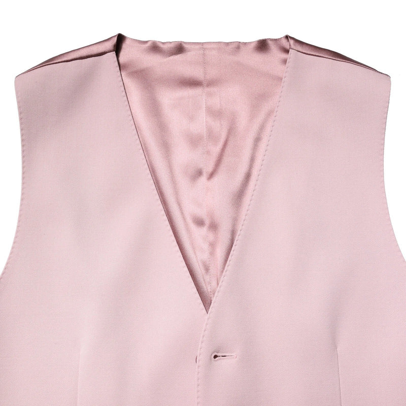 Dolce & Gabbana Pink Wool Dress Formal Waistcoat Vest