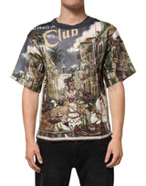 T-shirt homme en lin à col rond Dolce &amp; Gabbana Palermo Jazz Club