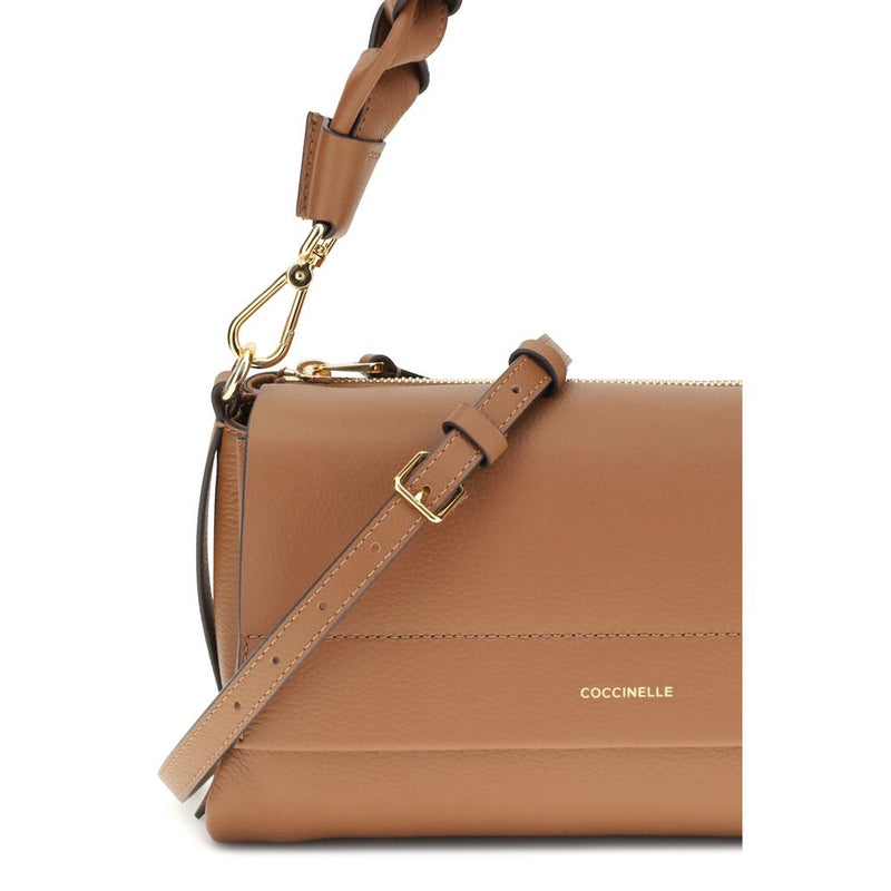 Coccinelle Boheme Shoulder Bag - Élégance en Cuir Doux