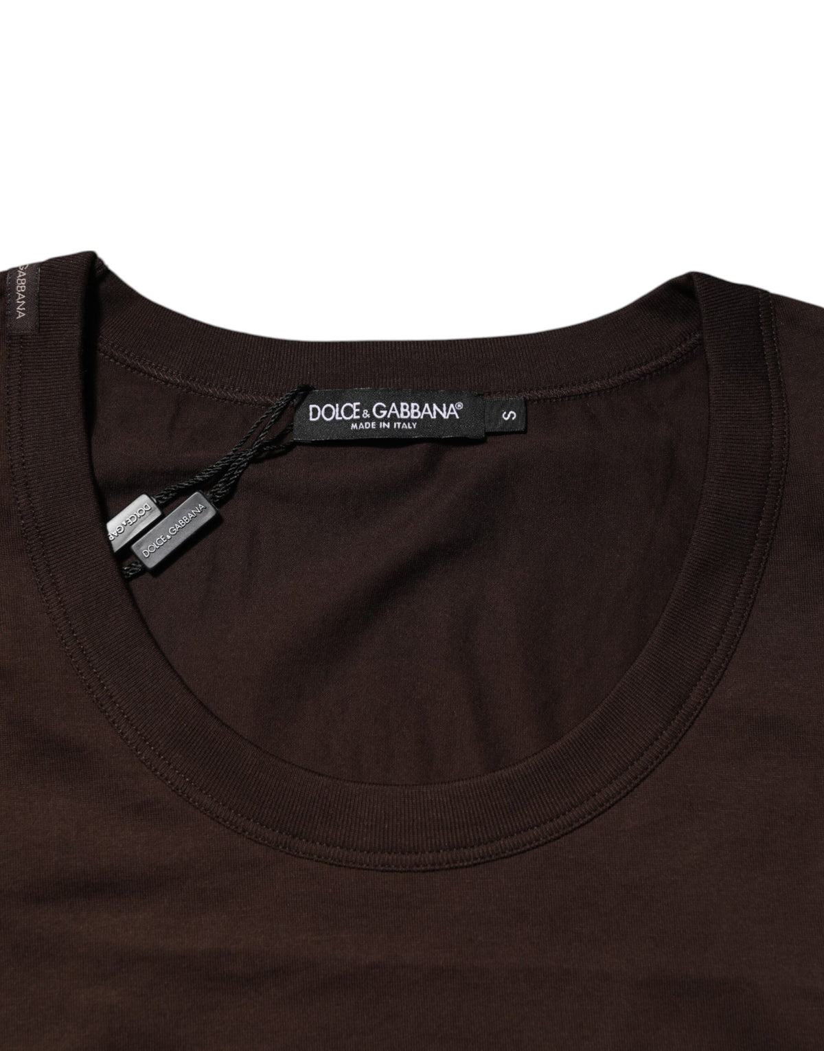 Débardeur homme en coton brun sans manches Dolce &amp; Gabbana
