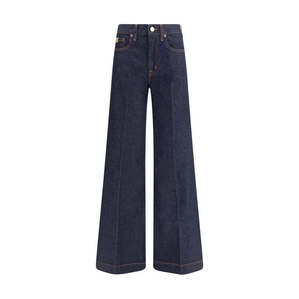 Jacob Cohen jeans met wijde pijpen