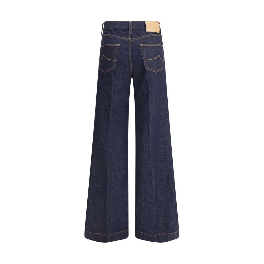 Jacob Cohen jeans met wijde pijpen