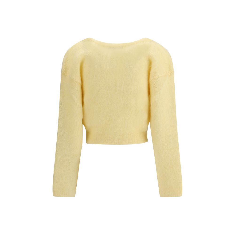 Cardigan en mohair brodé d'Alessandra Rich