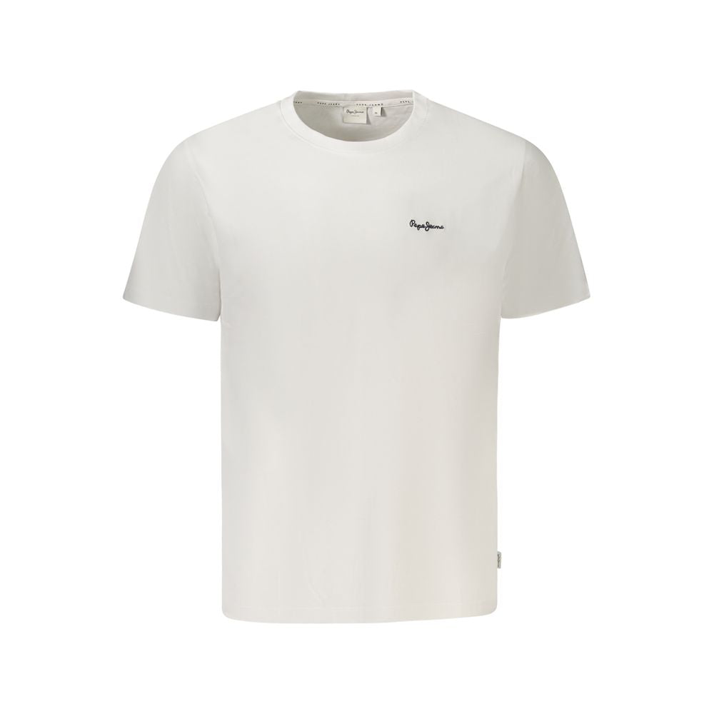 Pepe Jeans T-Shirt en Coton Bio Blanc pour Homme