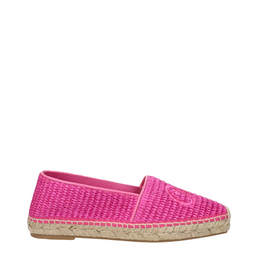 Max Mara Espadrilles van roze stof