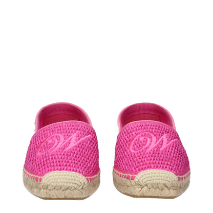 Max Mara Espadrilles van roze stof
