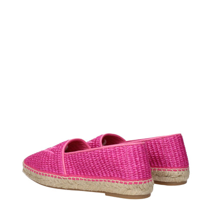 Max Mara Espadrilles van roze stof