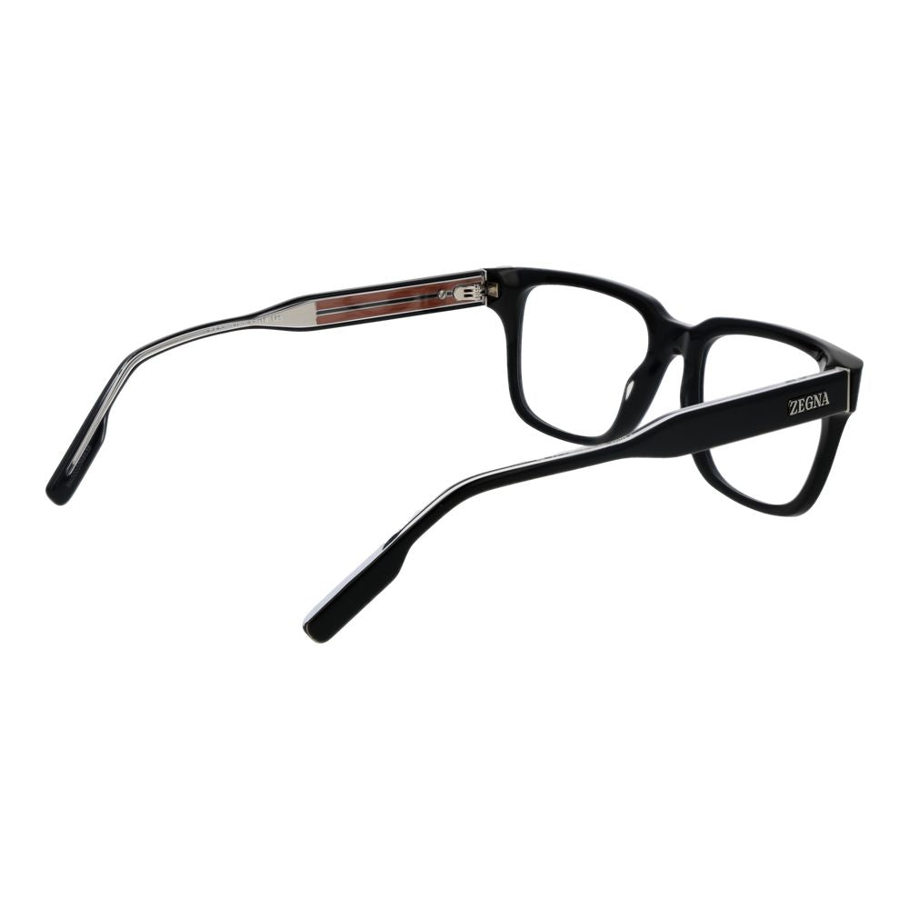 Ermenegildo Zegna Black Men's Glasses Frame