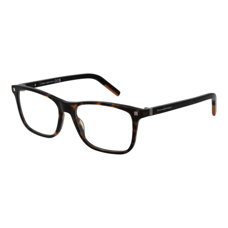 Ermenegildo Zegna Monture de Lunettes pour Hommes Marron