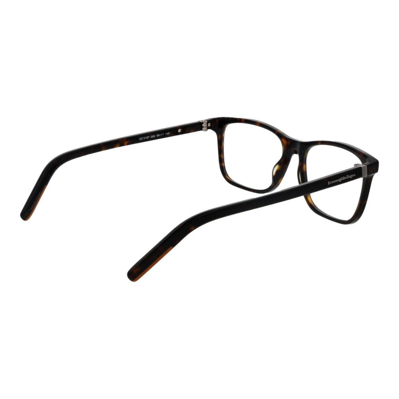 Ermenegildo Zegna Monture de Lunettes pour Hommes Marron