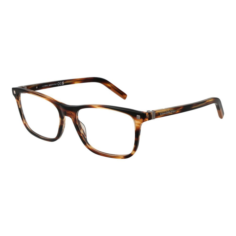 Monture de lunettes pour hommes Ermenegildo Zegna en acétate marron
