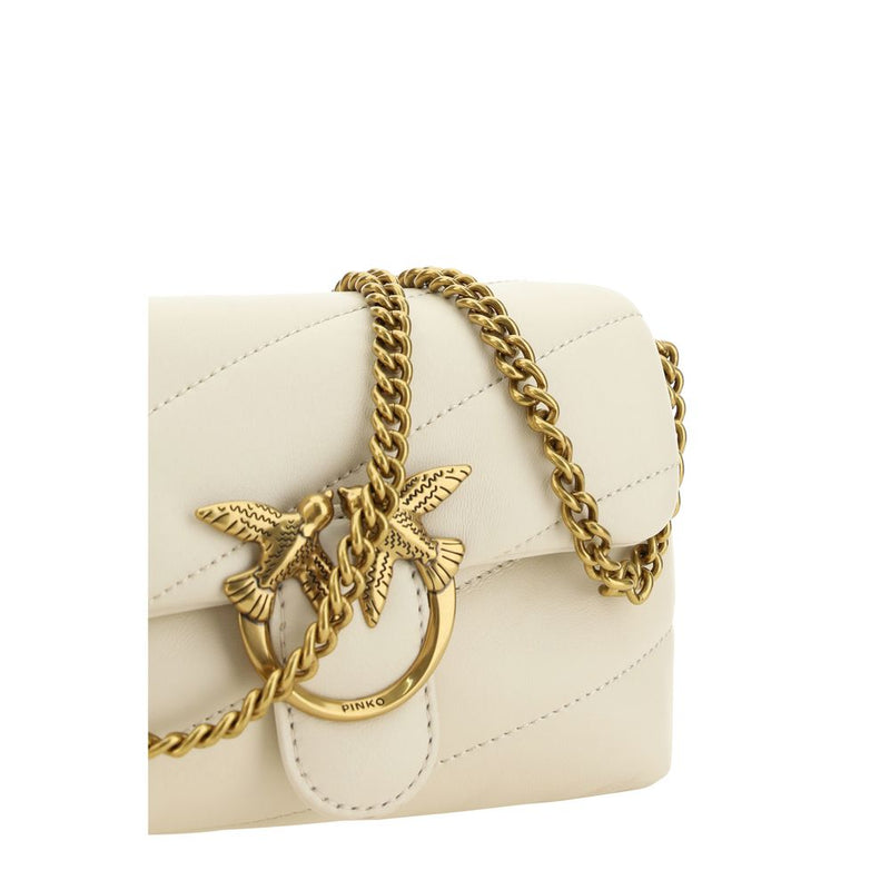 PINKO Love Baby Shoulder Bag - Sac à bandoulière en cuir de veau