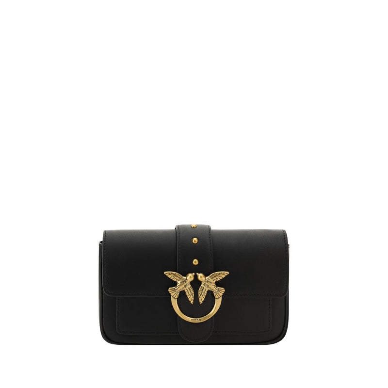 PINKO Love One Shoulder Bag - Élégant Design en Cuir de Veau