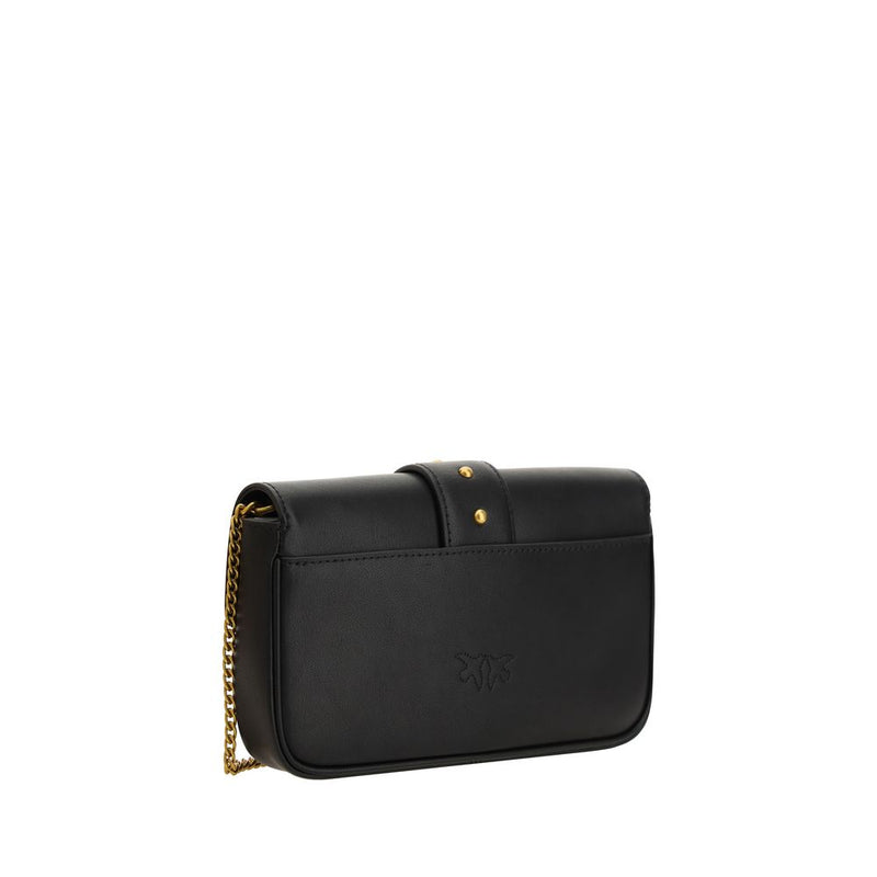 PINKO Love One Shoulder Bag - Élégant Design en Cuir de Veau