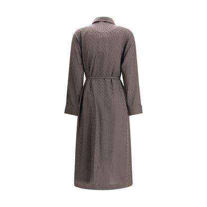 Fendi FF jurk van zijden jacquard
