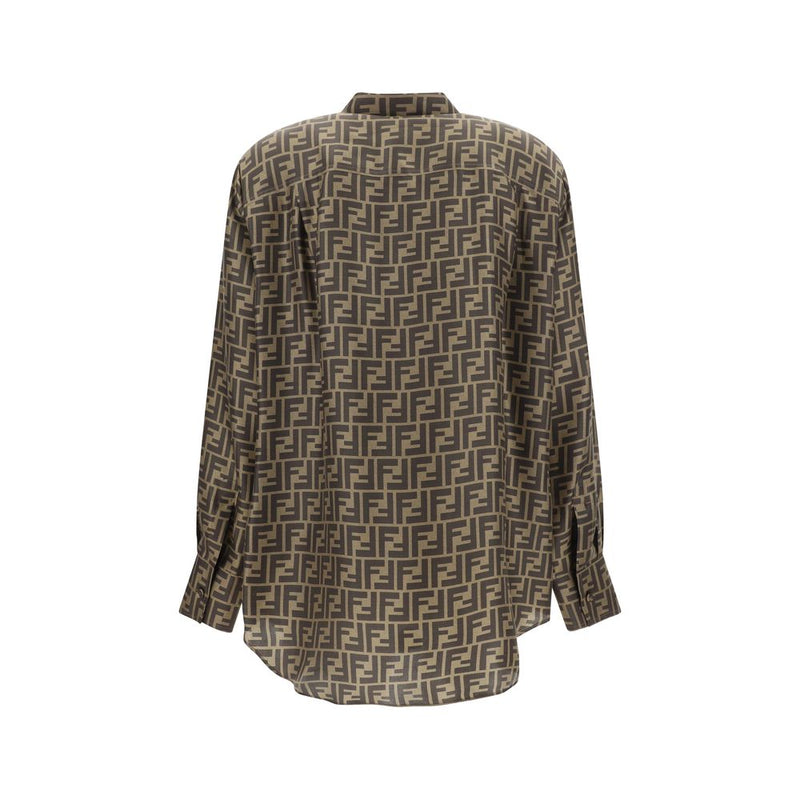 Fendi Twill Shirt - Iconic Silk Design