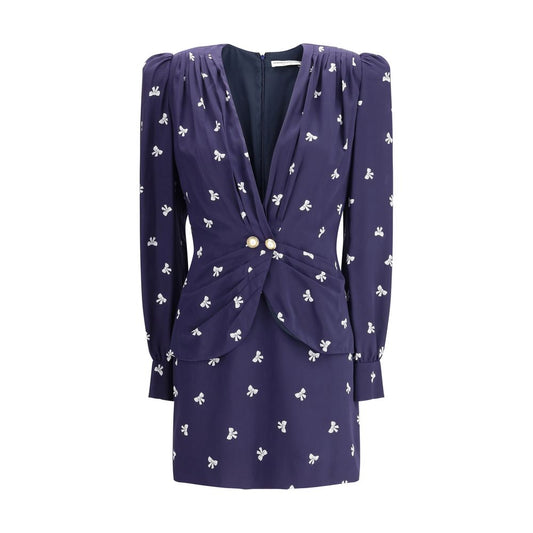 Robe courte à motifs nœuds de Alessandra Rich