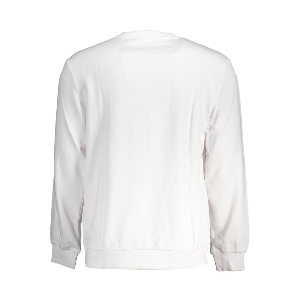 Fila White Cotton Men Sweater - Stylish & Comfortable