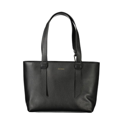 Sac à main en cuir noir Coccinelle