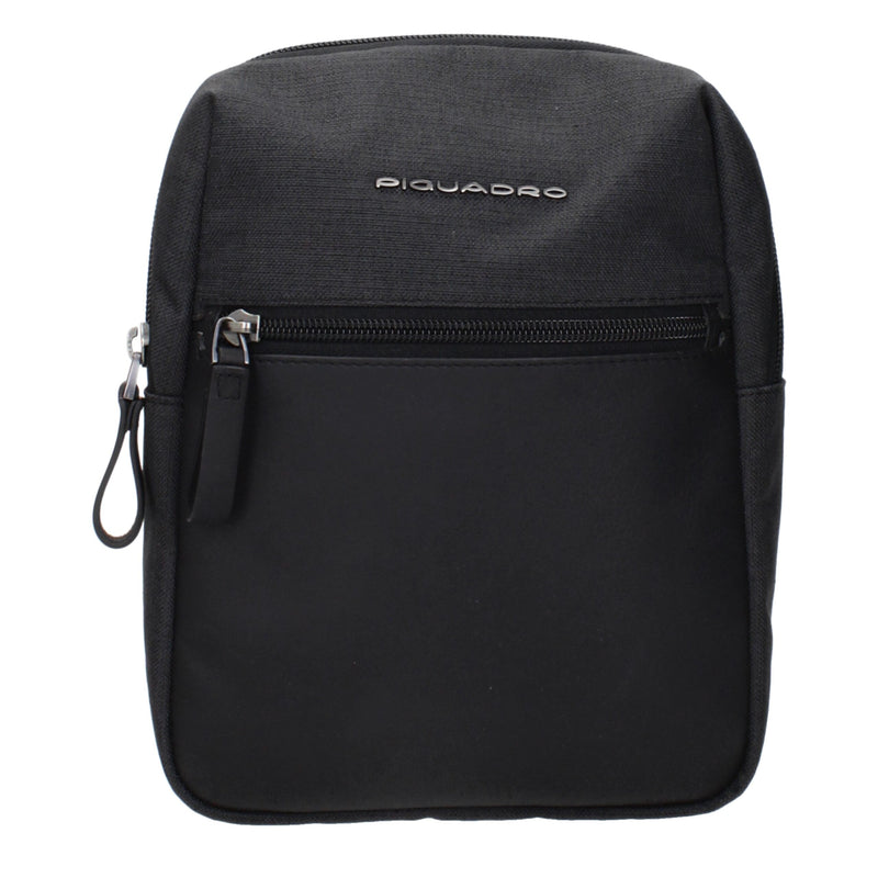Piquadro Sac Crossbody Noir en Tissu CA4481W98N