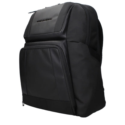Sacs à dos en nylon noir Piquadro