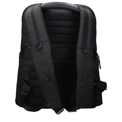 Sacs à dos en nylon noir Piquadro